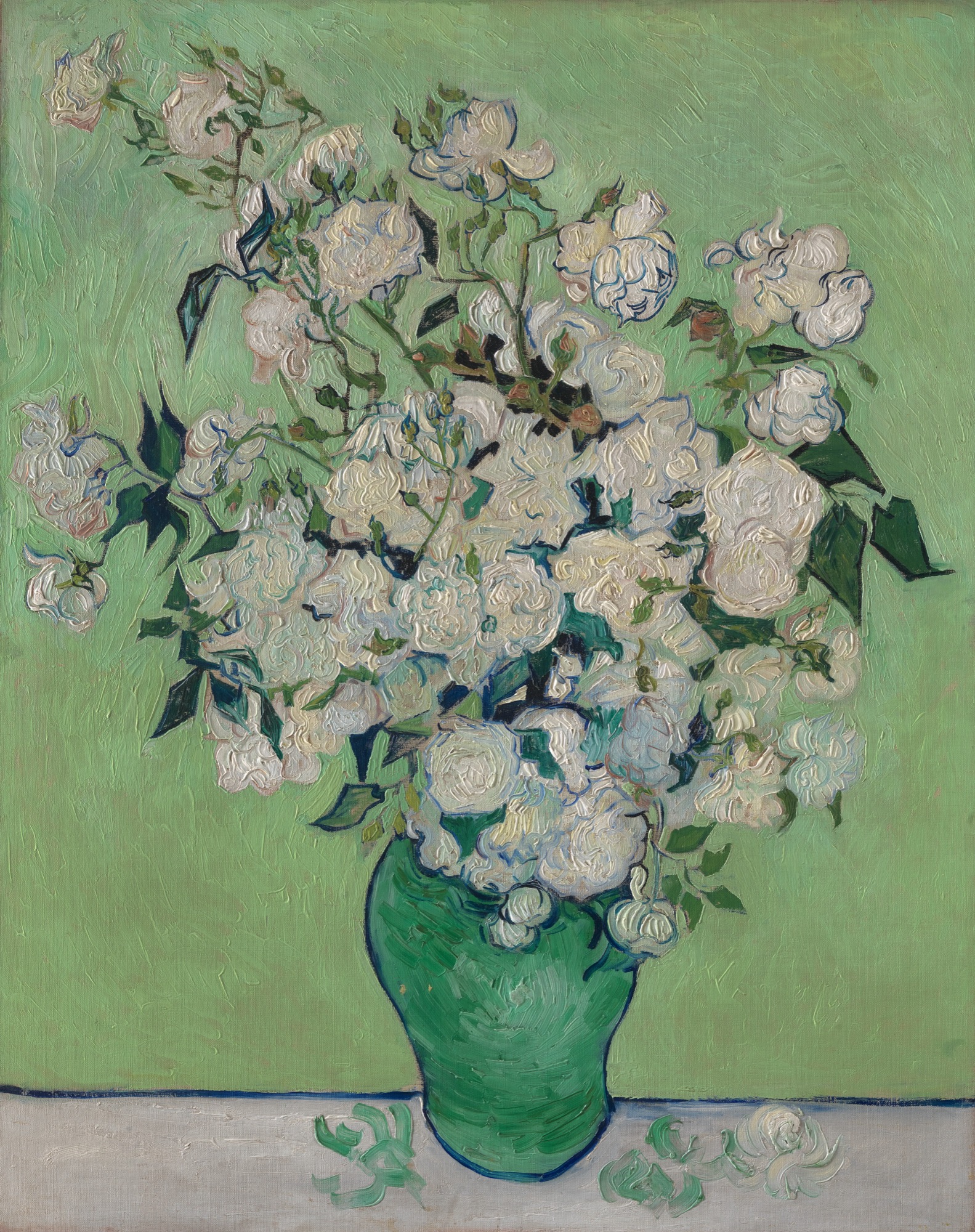 Roses — Vincent van Gogh, 1890